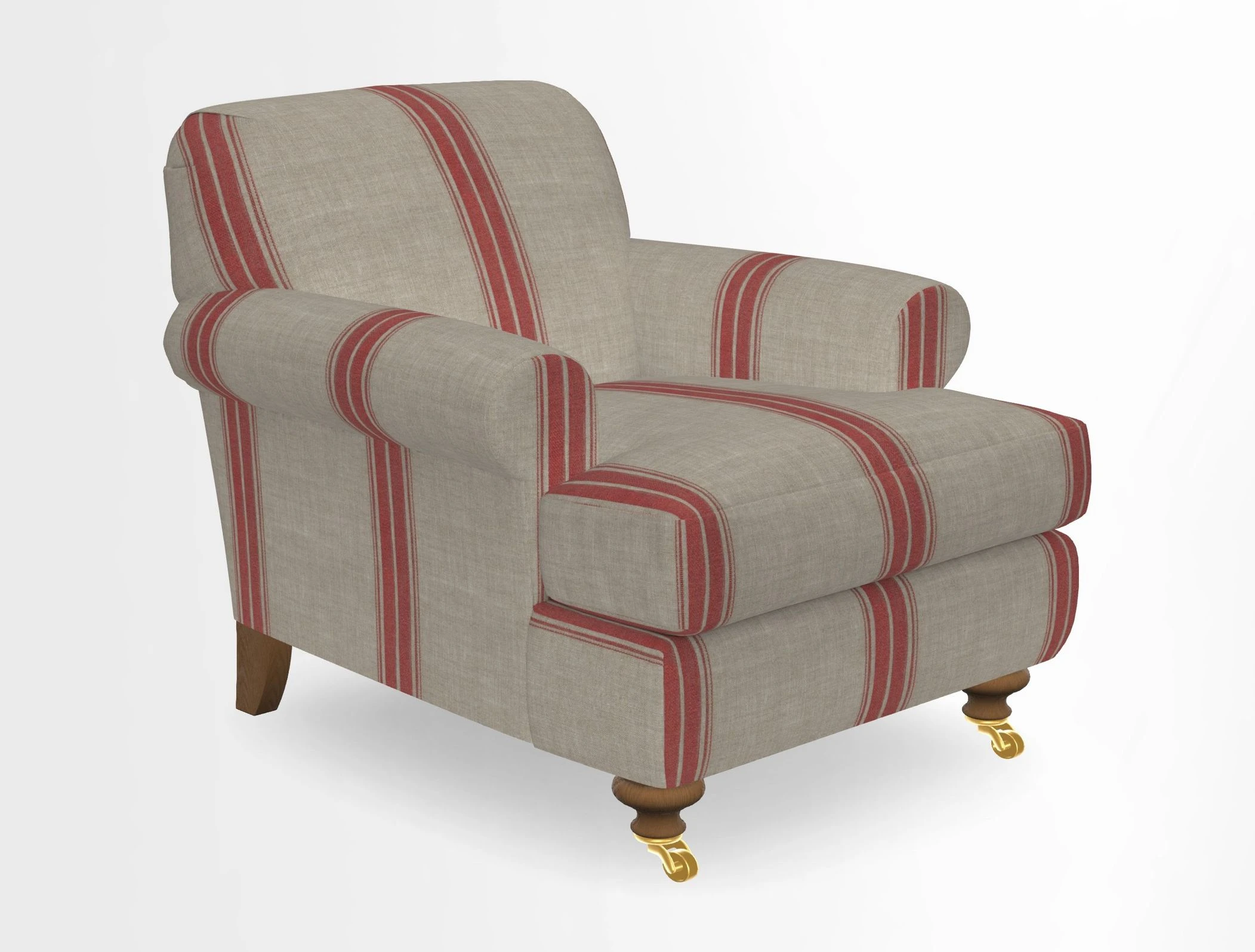 Hampton Chair in Two Tone Plain Biscuit