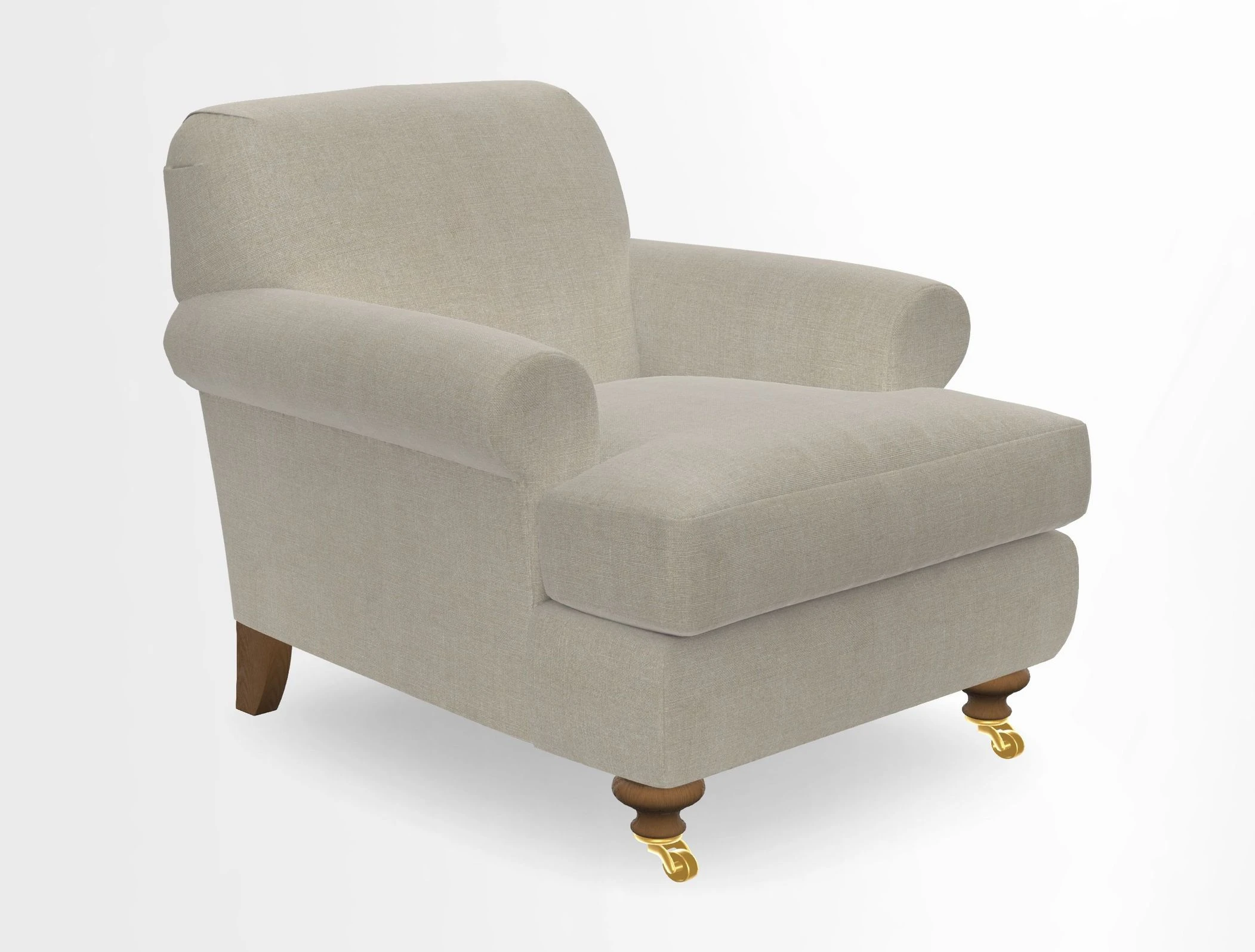 Hampton Chair in Two Tone Plain Biscuit