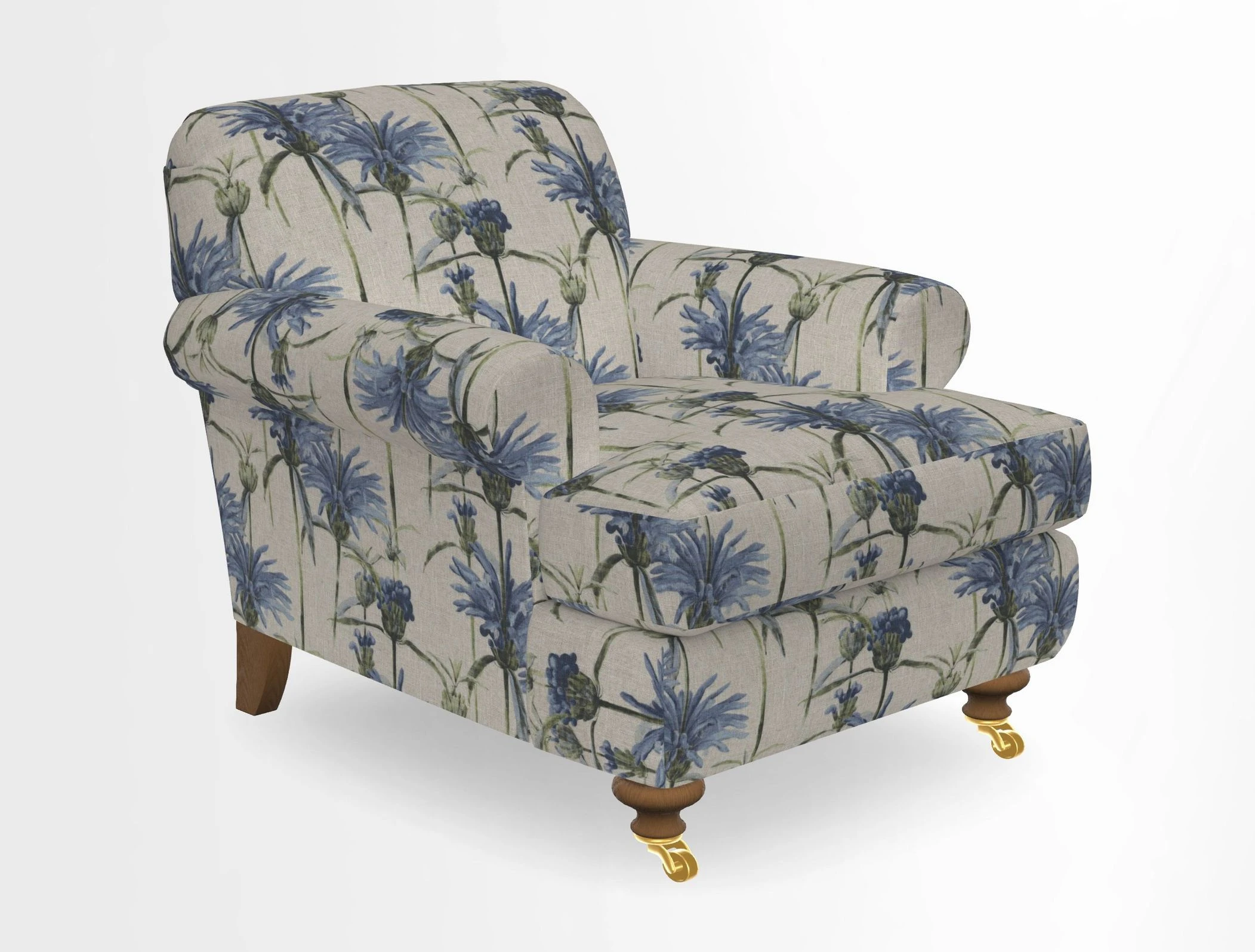 Hampton Chair in Two Tone Plain Biscuit