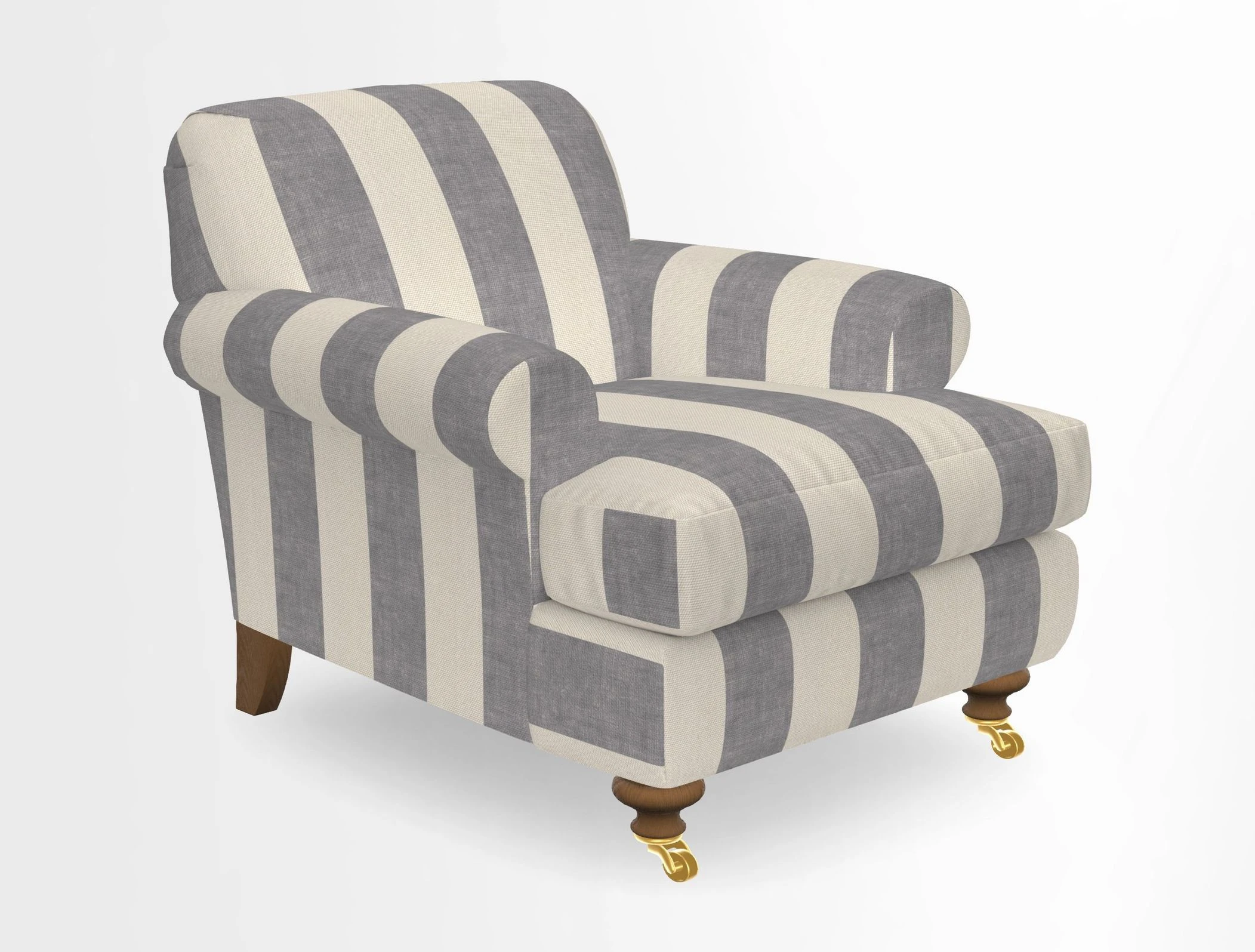 Hampton Chair in Two Tone Plain Biscuit