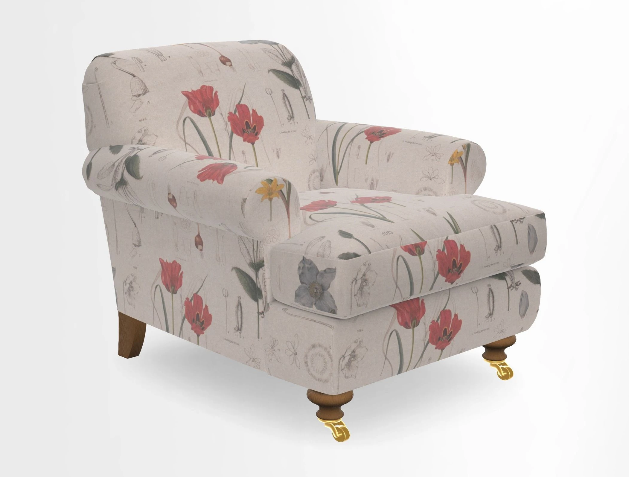 Hampton Chair in Two Tone Plain Biscuit