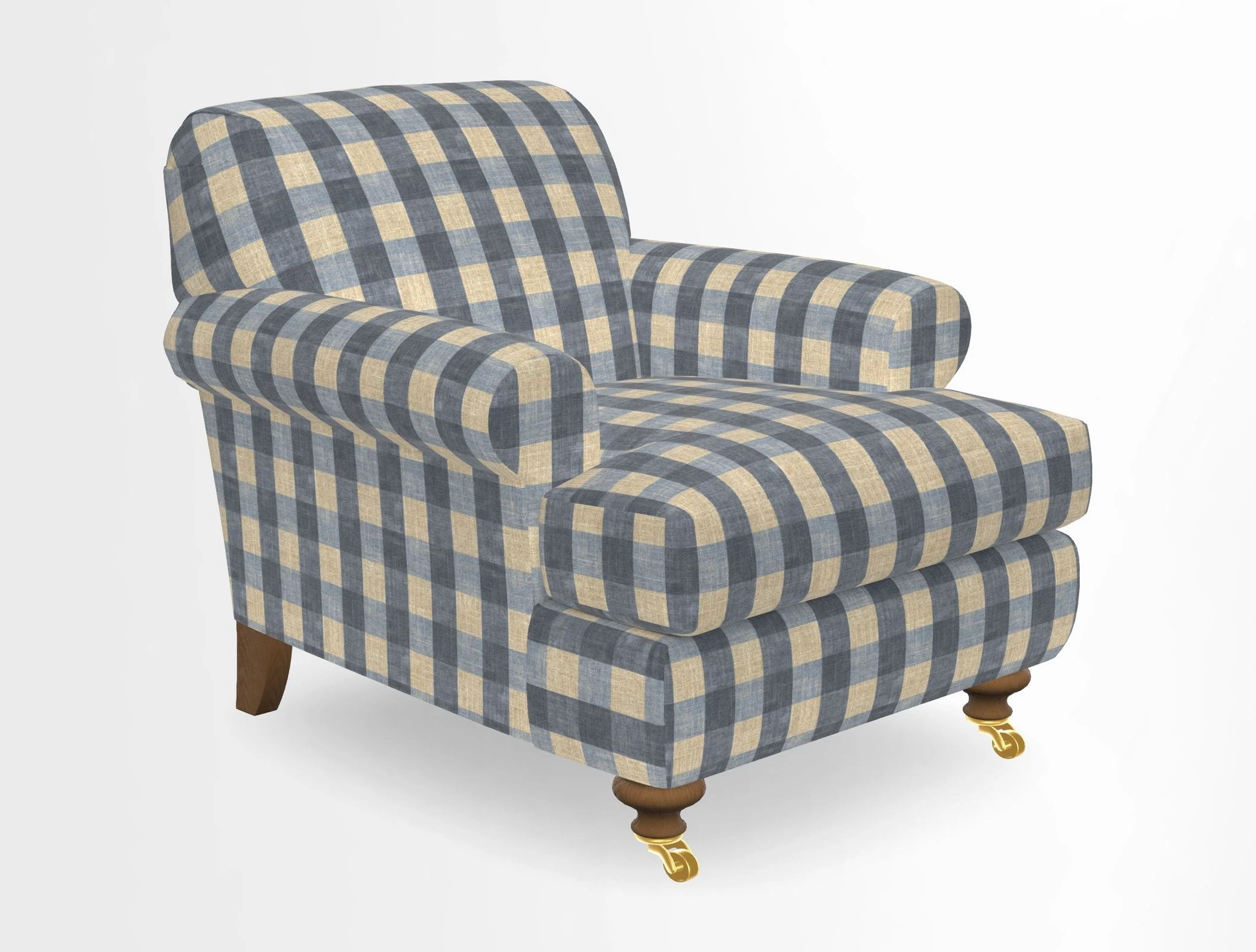 Hampton Chair in Two Tone Plain Biscuit