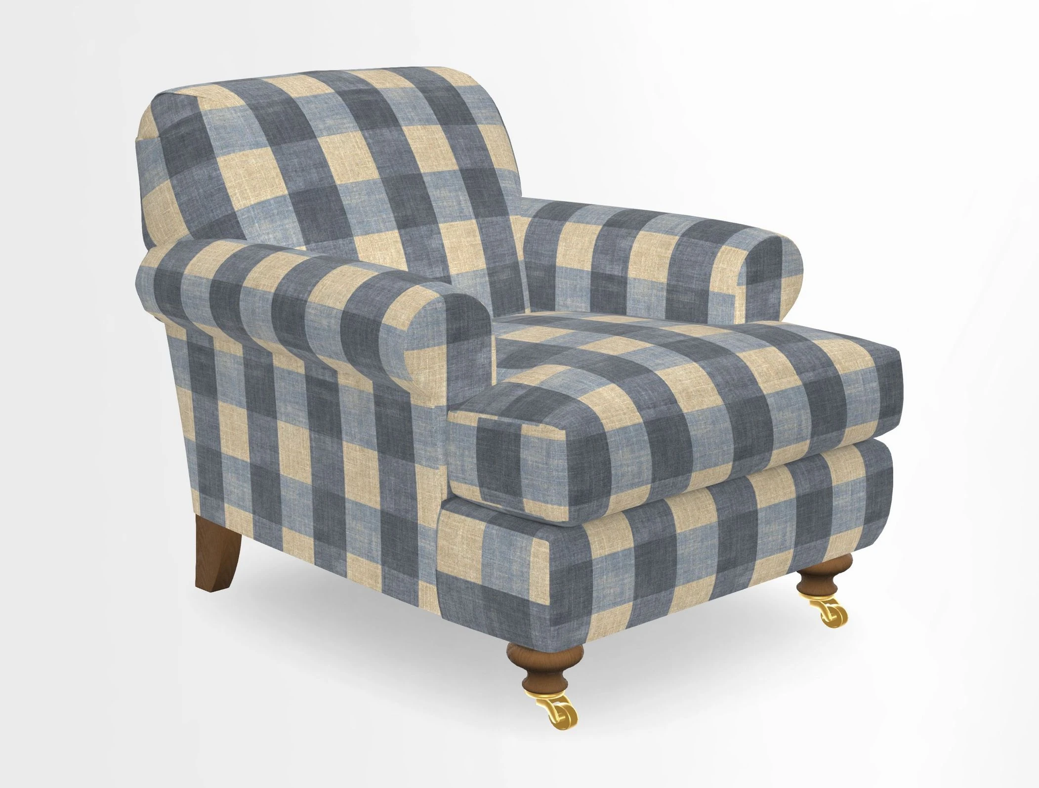 Hampton Chair in Two Tone Plain Biscuit