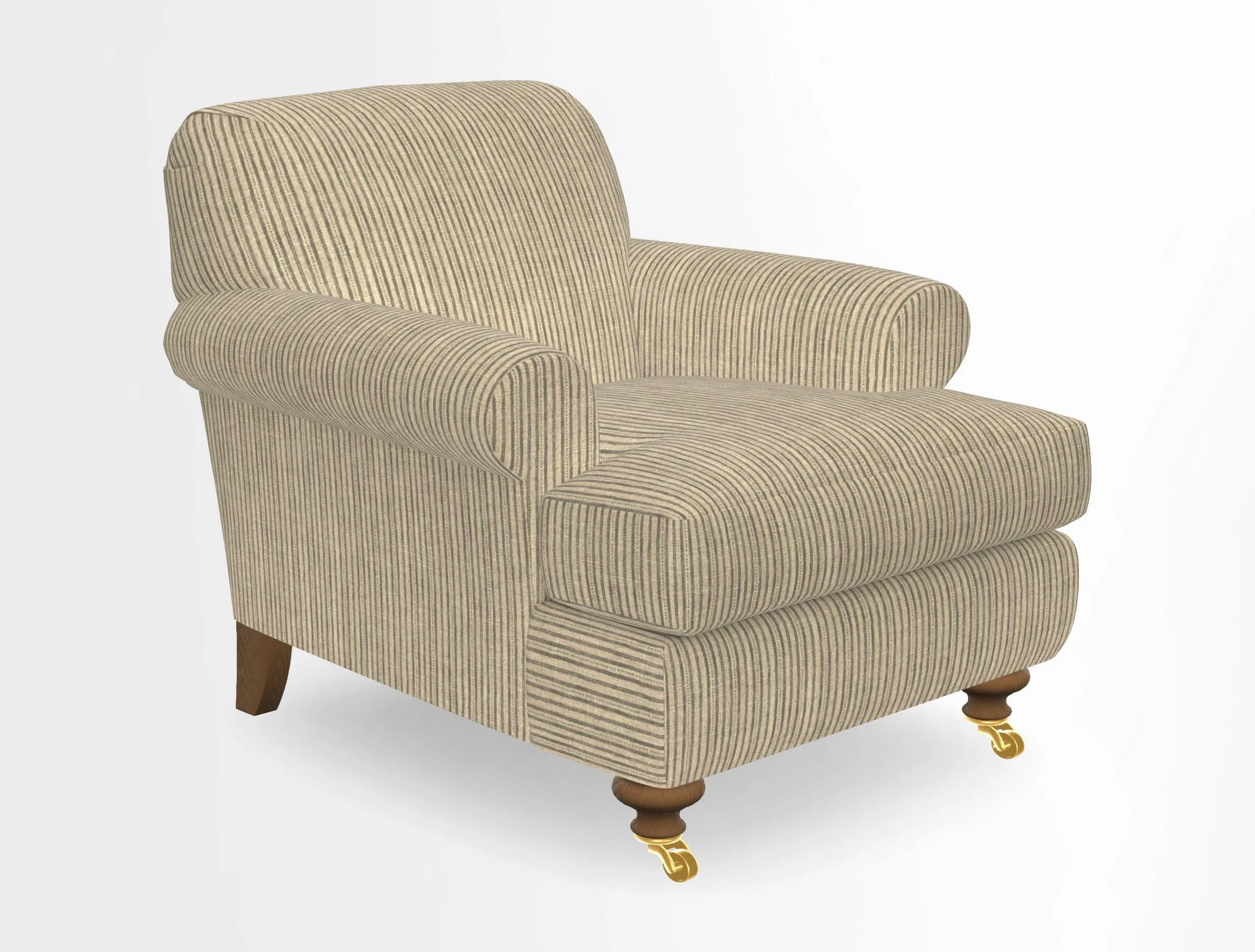 Hampton Chair in Two Tone Plain Biscuit