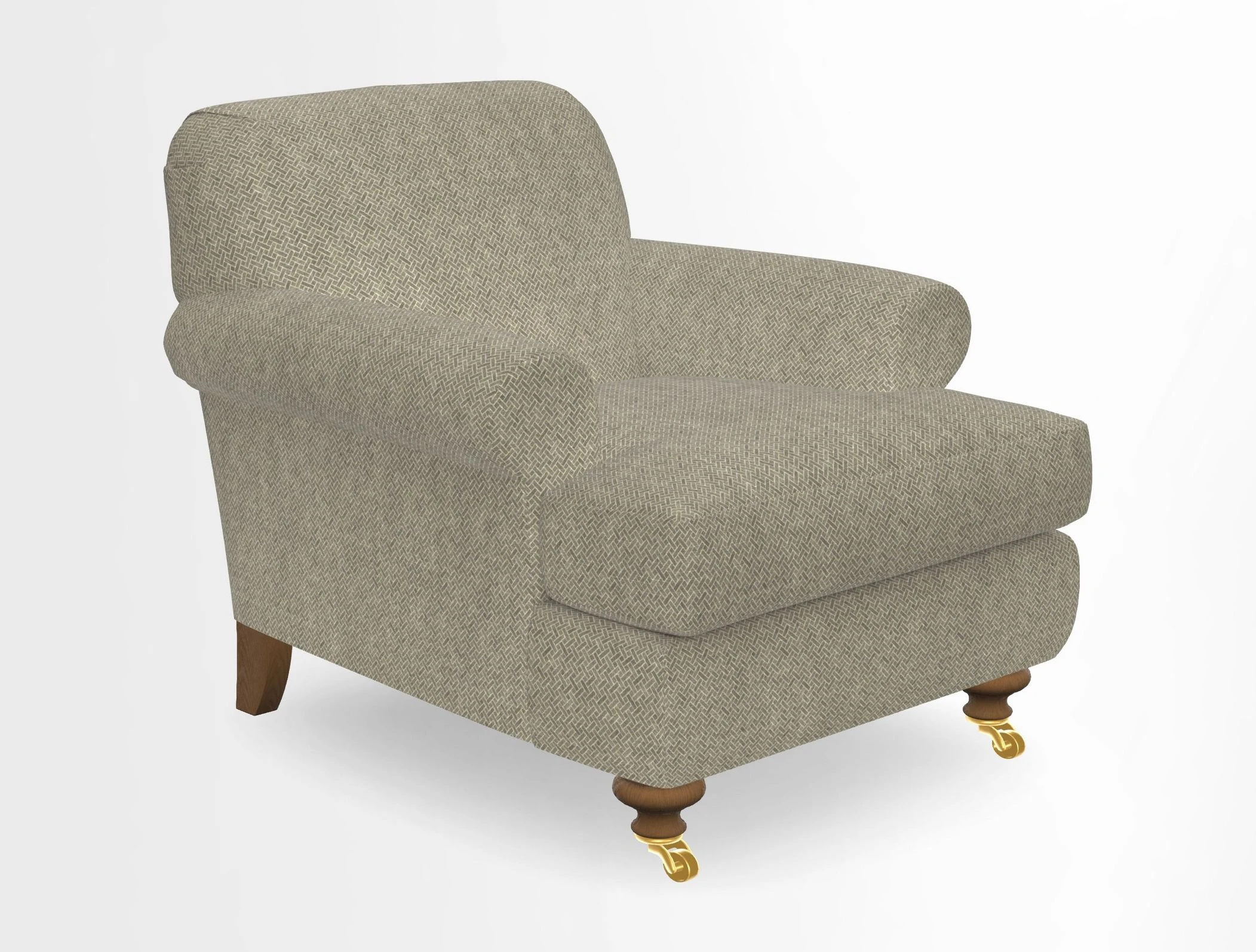 Hampton Chair in Two Tone Plain Biscuit