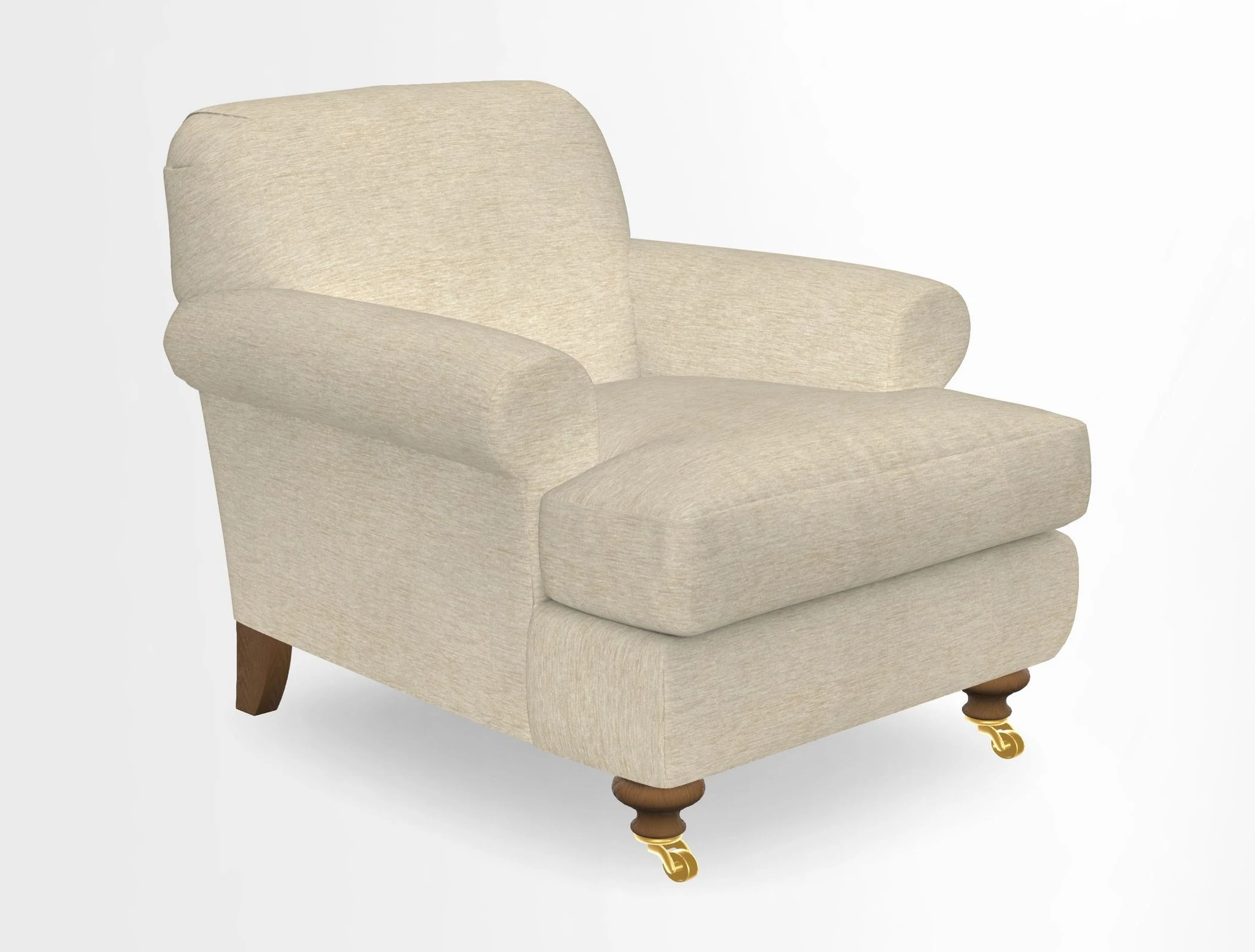 Hampton Chair in Two Tone Plain Biscuit