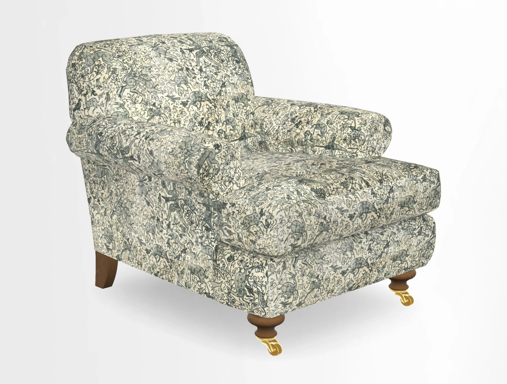 Hampton Chair in Two Tone Plain Biscuit