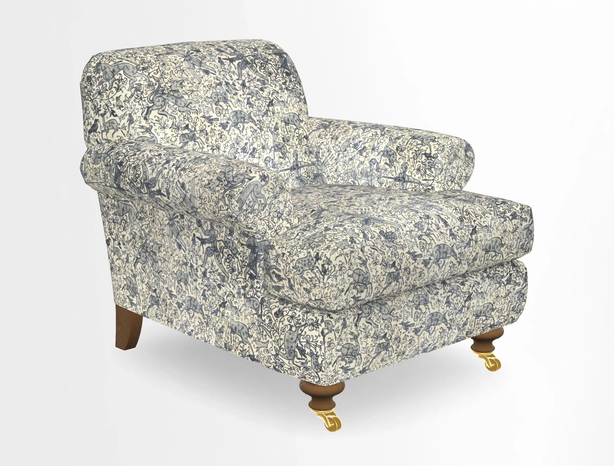 Hampton Chair in Two Tone Plain Biscuit