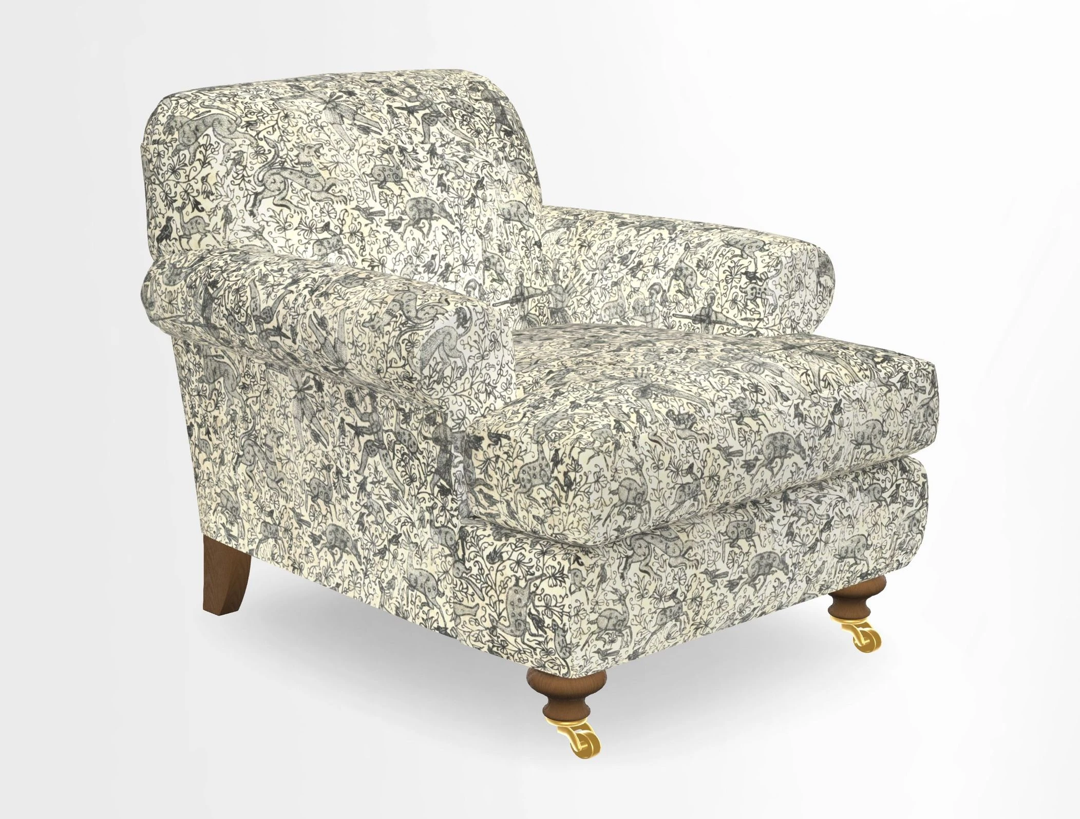Hampton Chair in Two Tone Plain Biscuit