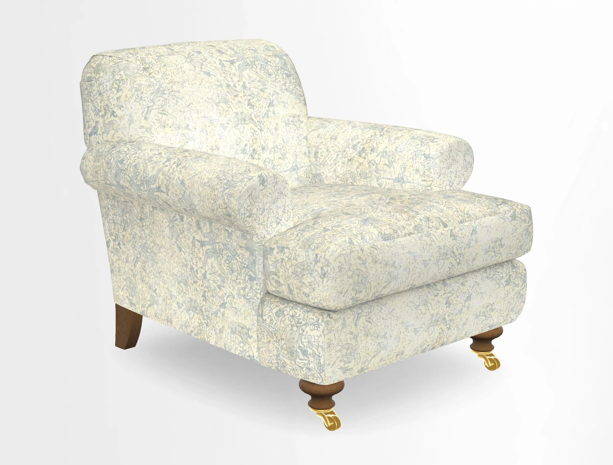Hampton Chair in Two Tone Plain Biscuit