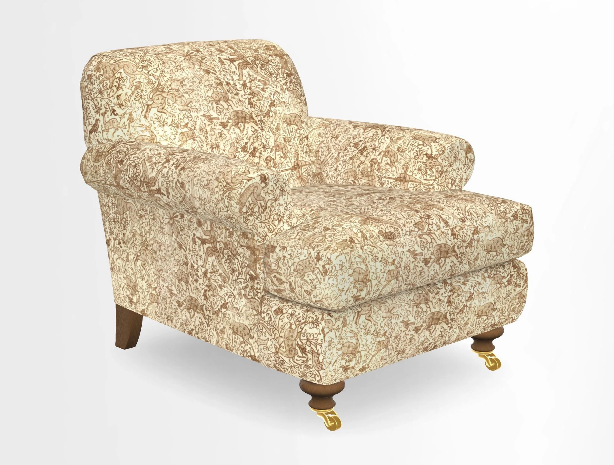 Hampton Chair in Two Tone Plain Biscuit
