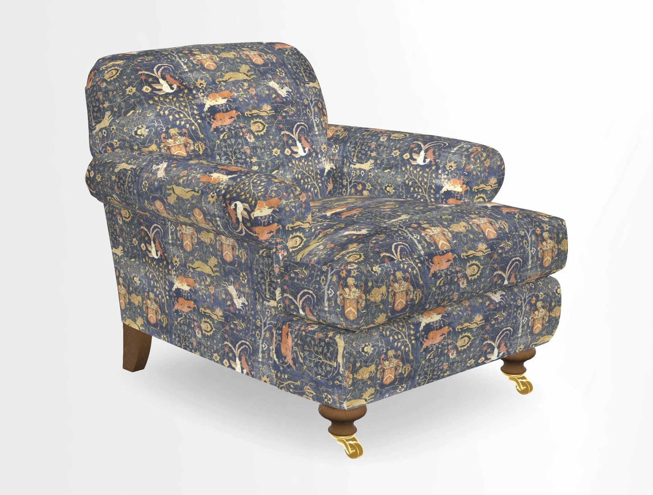 Hampton Chair in Two Tone Plain Biscuit