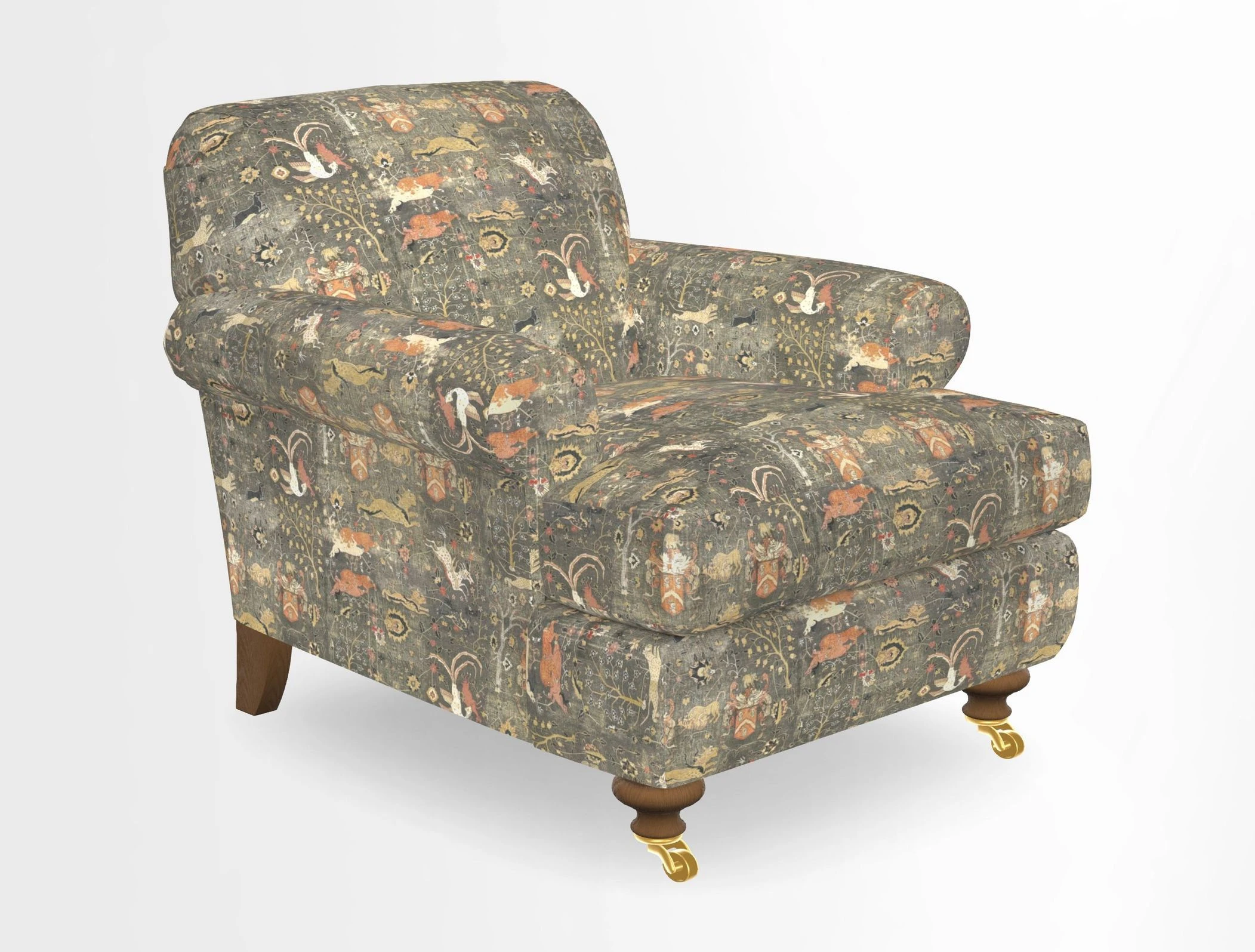 Hampton Chair in Two Tone Plain Biscuit
