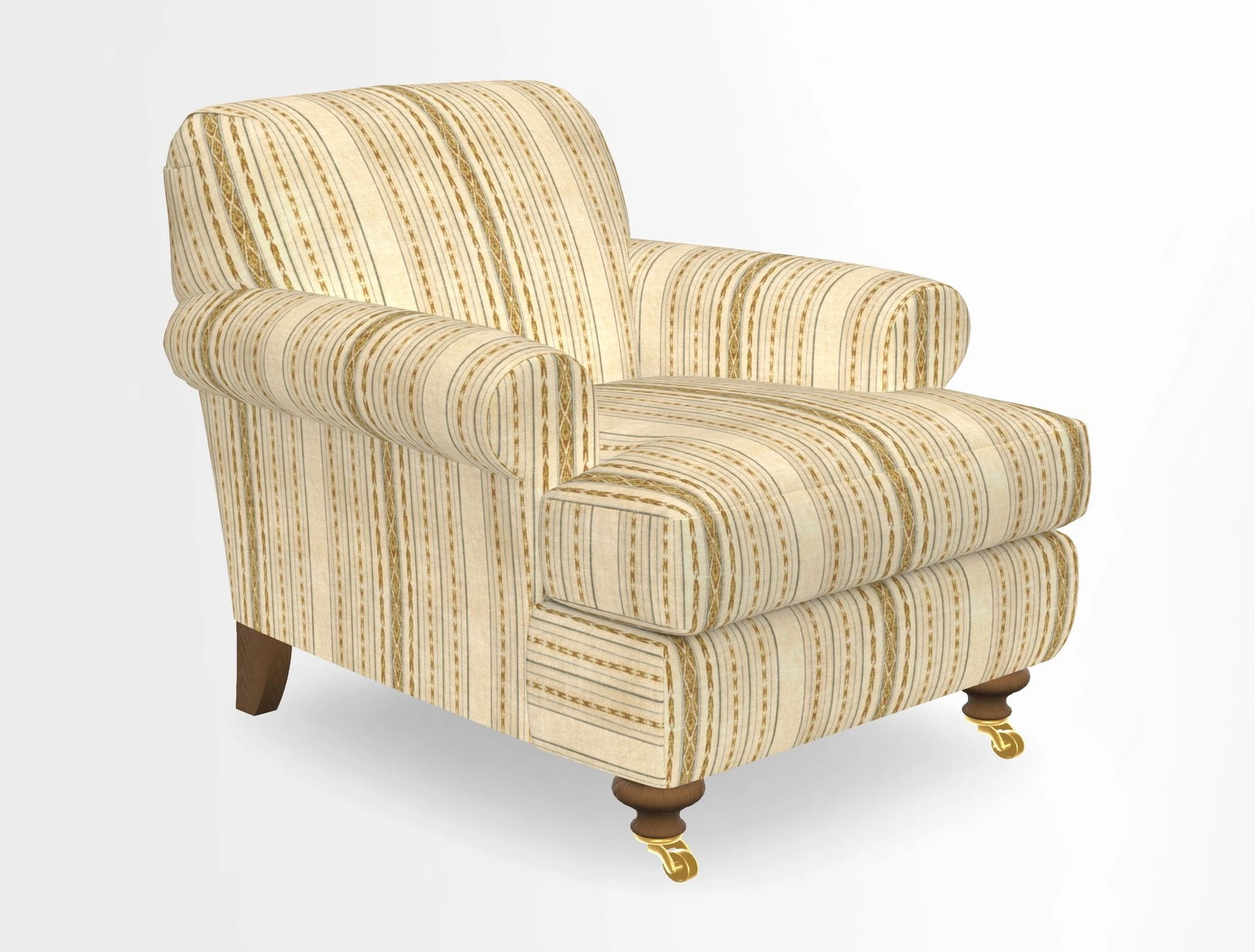 Hampton Chair in Two Tone Plain Biscuit