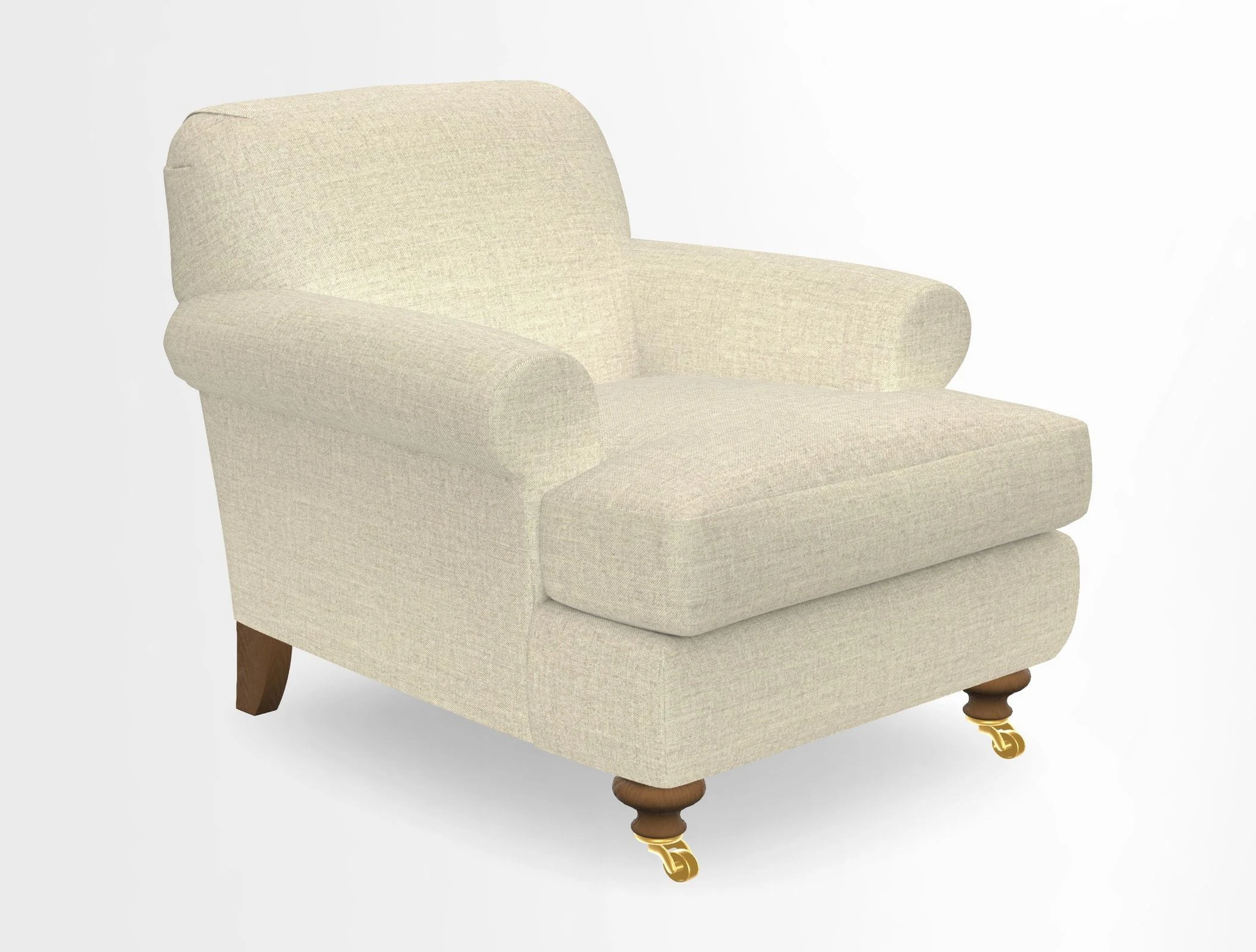 Hampton Chair in Two Tone Plain Biscuit