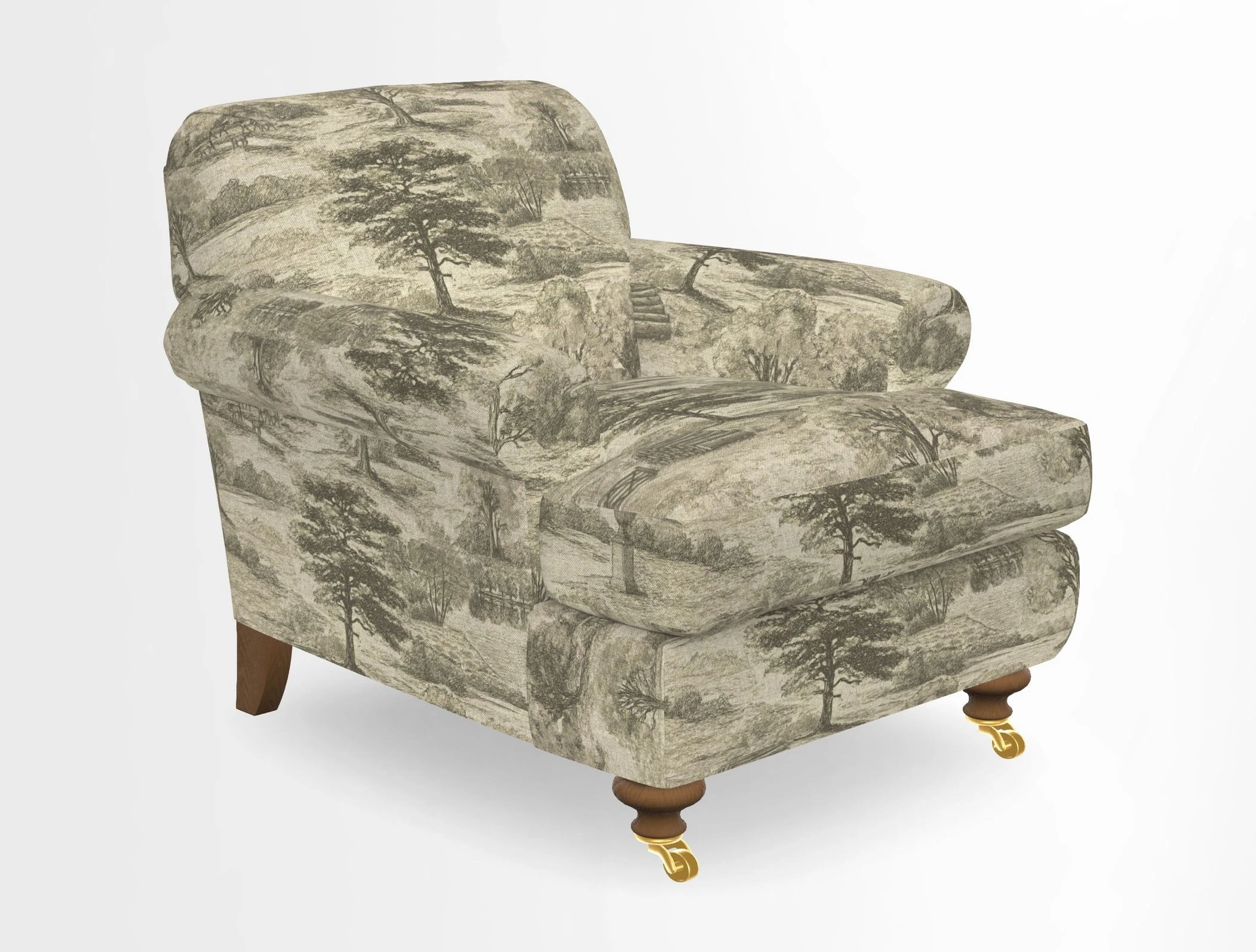 Hampton Chair in Two Tone Plain Biscuit