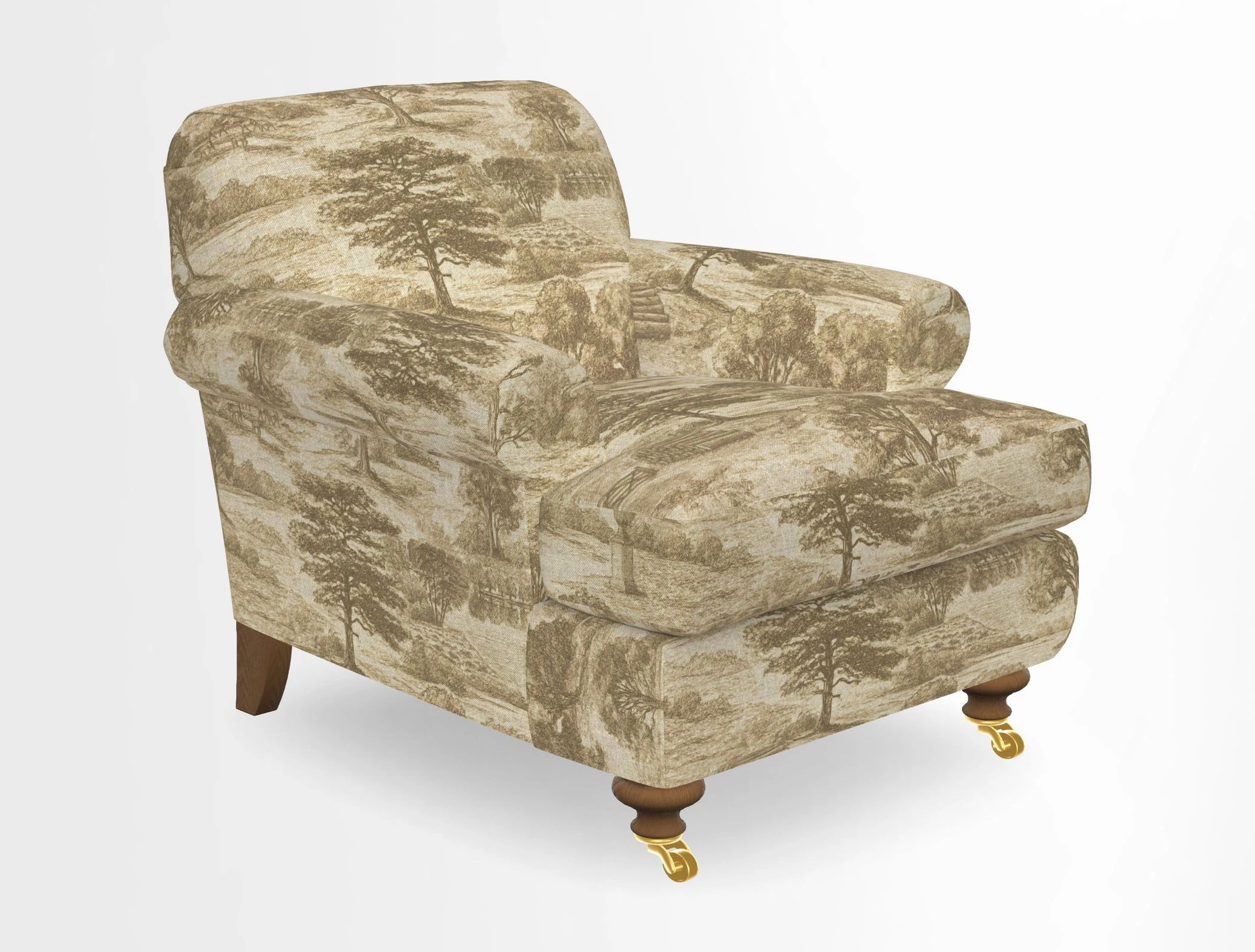 Hampton Chair in Two Tone Plain Biscuit