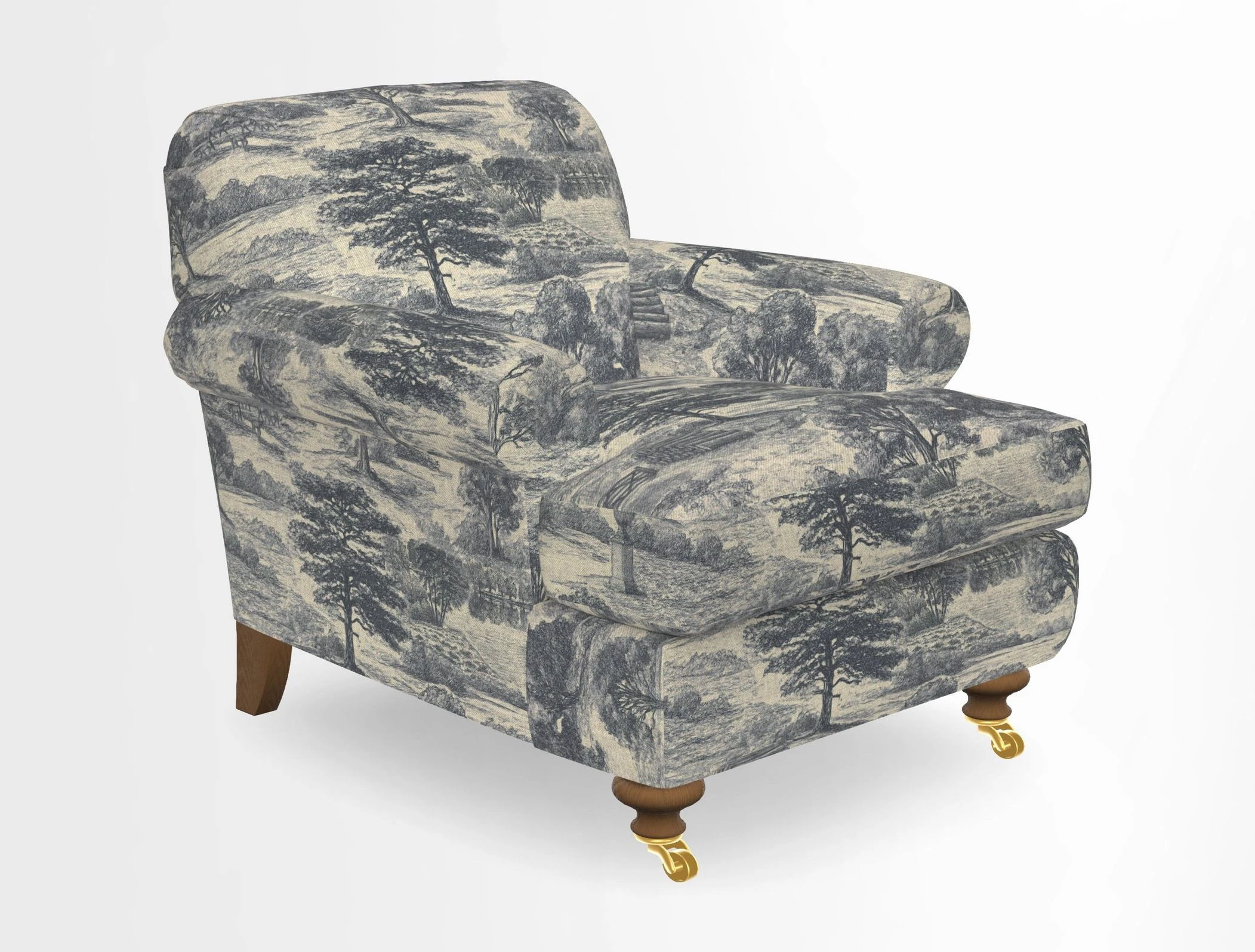 Hampton Chair in Two Tone Plain Biscuit