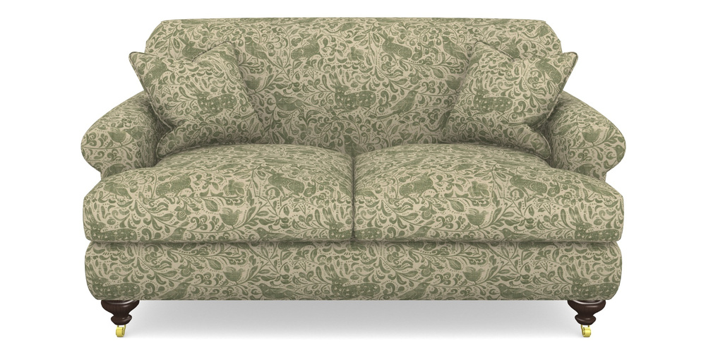 Product photograph of Hampton 2 Seater Sofa In V A Drawn From Nature - Bird And Rabbit - Light Green from Sofas and Stuff Limited