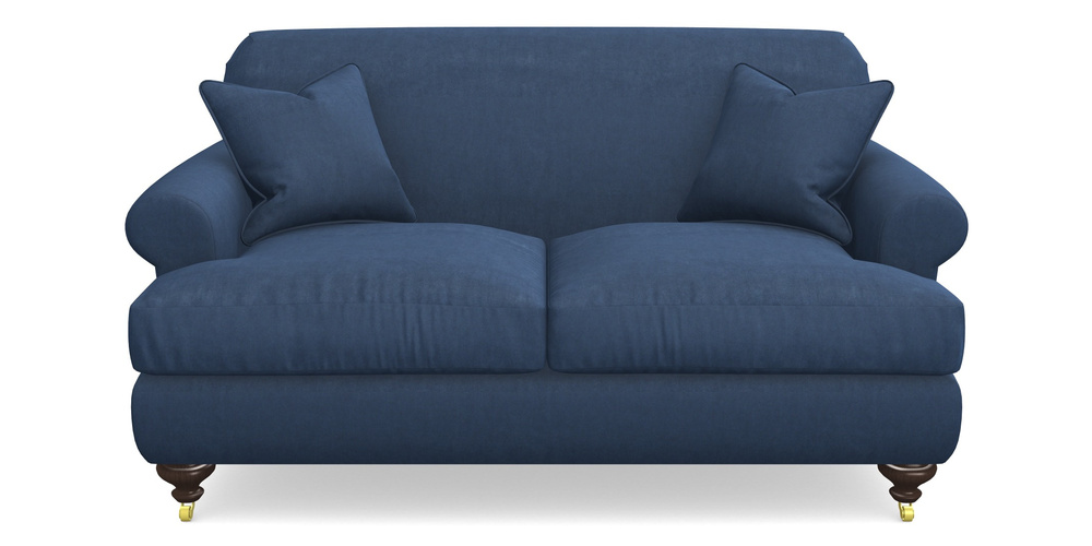 Product photograph of Hampton 2 Seater Sofa In Clever Tough And Eco Velvet - Agean from Sofas and Stuff Limited