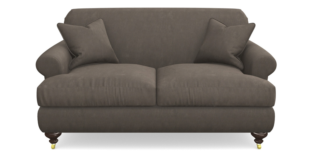 Product photograph of Hampton 2 Seater Sofa In Clever Tough And Eco Velvet - Chrome from Sofas and Stuff Limited