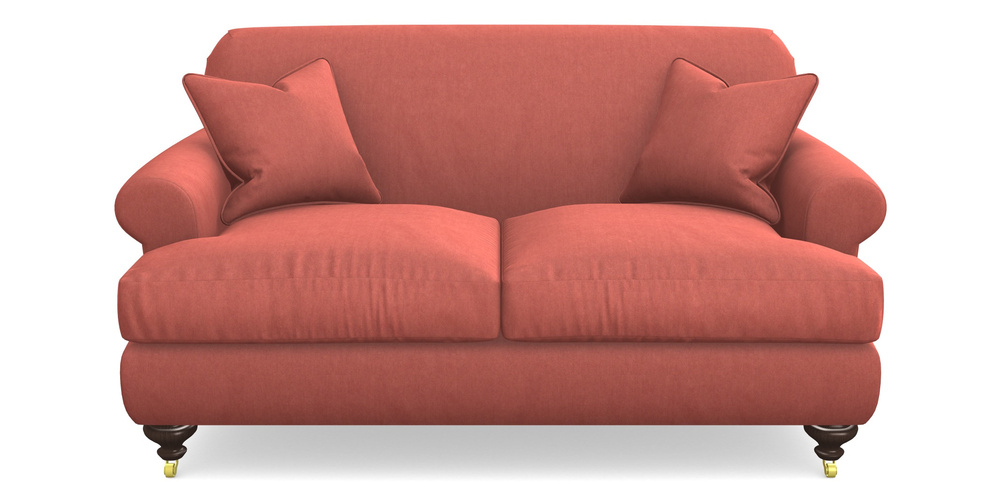 Product photograph of Hampton 2 Seater Sofa In Clever Tough And Eco Velvet - Damson from Sofas and Stuff Limited