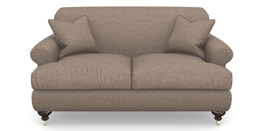 Product photograph of Hampton 2 Seater Sofa In Easy Clean Plain - Camel from Sofas and Stuff Limited