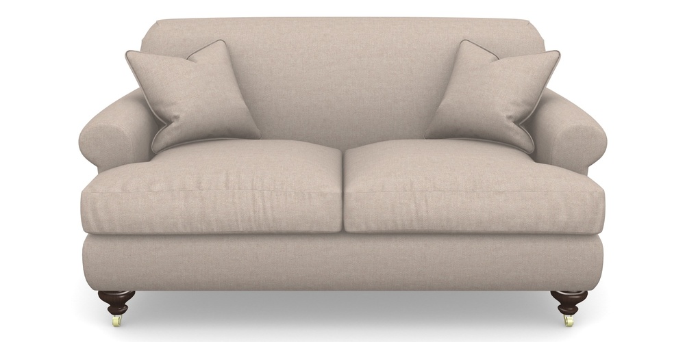 Product photograph of Hampton 2 Seater Sofa In Easy Clean Plain - Cream from Sofas and Stuff Limited