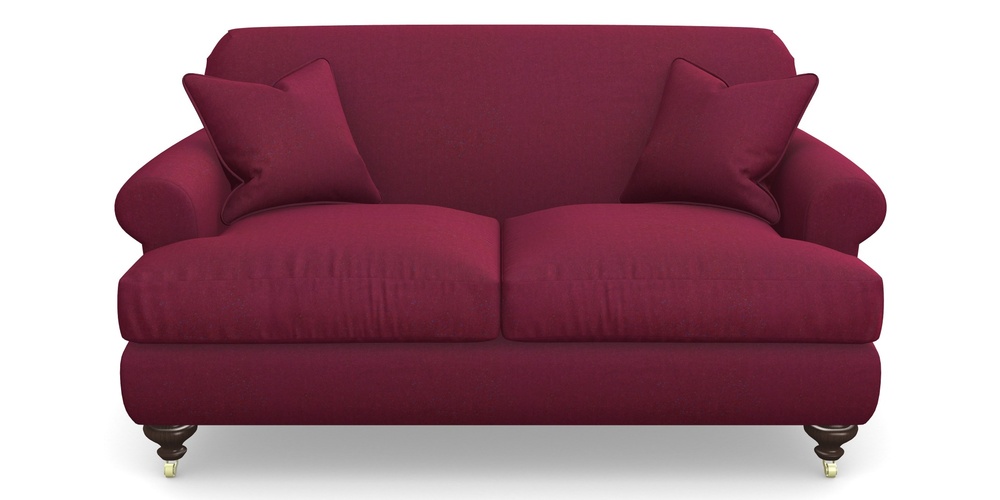 Product photograph of Hampton 2 Seater Sofa In House Velvet - Claret from Sofas and Stuff Limited