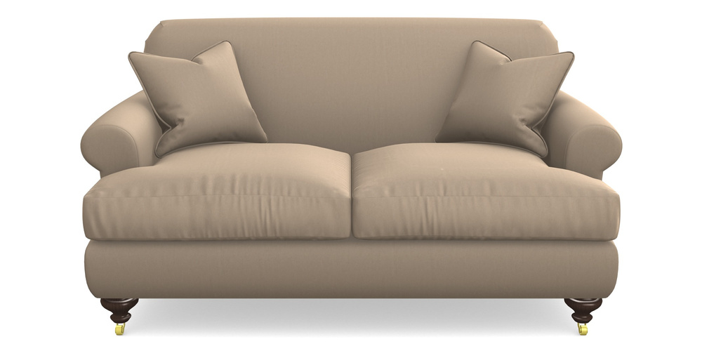 Product photograph of Hampton 2 Seater Sofa In House Velvet - Linen from Sofas and Stuff Limited