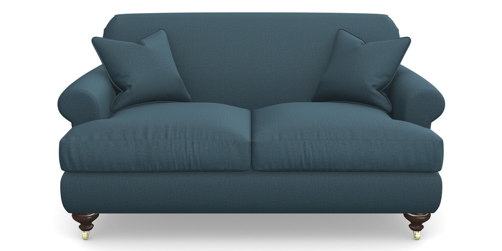 Product photograph of Hampton 2 Seater Sofa In House Velvet - Petrol from Sofas and Stuff Limited