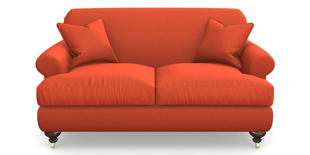 Product photograph of Hampton 2 Seater Sofa In House Velvet - Terracotta from Sofas and Stuff Limited