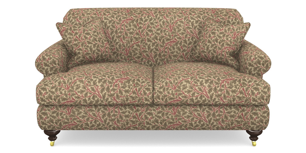 Product photograph of Hampton 2 Seater Sofa In V A Drawn From Nature Collection - Oak Tree - Red from Sofas and Stuff Limited