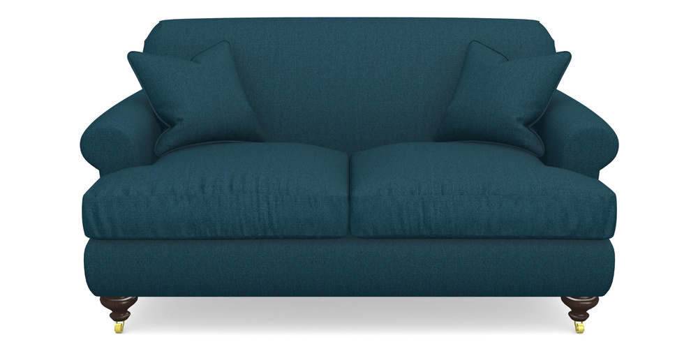 Product photograph of Hampton 2 Seater Sofa In Plain Linen Cotton - Ink Pot from Sofas and Stuff Limited