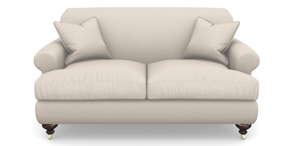 Product photograph of Hampton 2 Seater Sofa In Two Tone Plain - Biscuit from Sofas and Stuff Limited