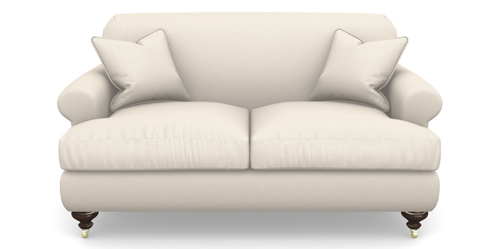 Product photograph of Hampton 2 Seater Sofa In Two Tone Plain - Calico from Sofas and Stuff Limited