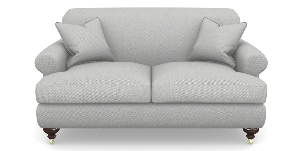 Product photograph of Hampton 2 Seater Sofa In Two Tone Plain - Grey from Sofas and Stuff Limited