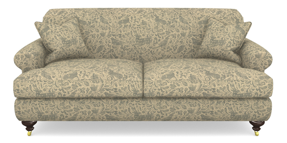 Product photograph of Hampton 3 Seater Sofa In V A Drawn From Nature - Bird And Rabbit - Duck Egg from Sofas and Stuff Limited