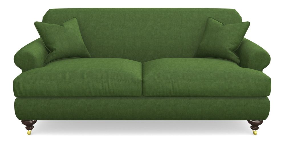 Product photograph of Hampton 3 Seater Sofa In Clever Tough And Eco Velvet - Shamrock from Sofas and Stuff Limited