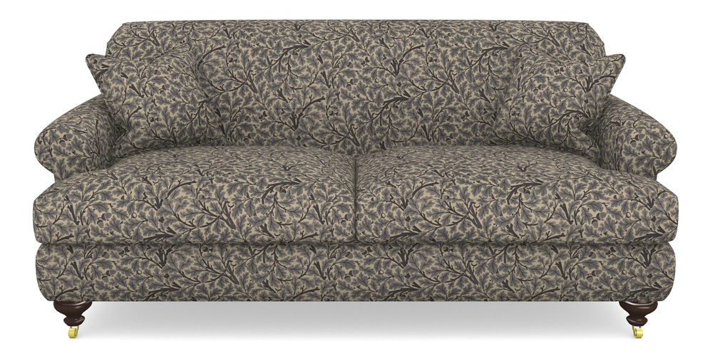 Product photograph of Hampton 3 Seater Sofa In V A Drawn From Nature Collection - Oak Tree - Navy from Sofas and Stuff Limited