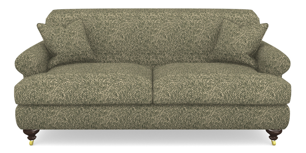 Product photograph of Hampton 3 Seater Sofa In V A Drawn From Nature Collection - Willow - Dark Green from Sofas and Stuff Limited