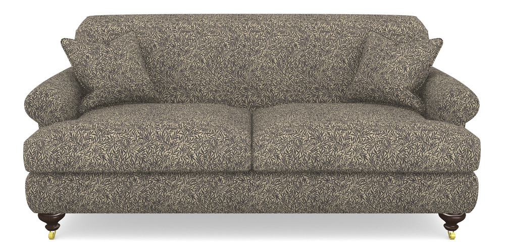 Product photograph of Hampton 3 Seater Sofa In V A Drawn From Nature Collection - Willow - Navy from Sofas and Stuff Limited