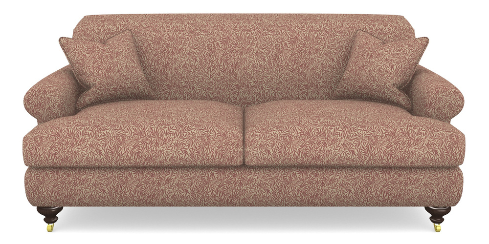 Product photograph of Hampton 3 Seater Sofa In V A Drawn From Nature Collection - Willow - Red from Sofas and Stuff Limited