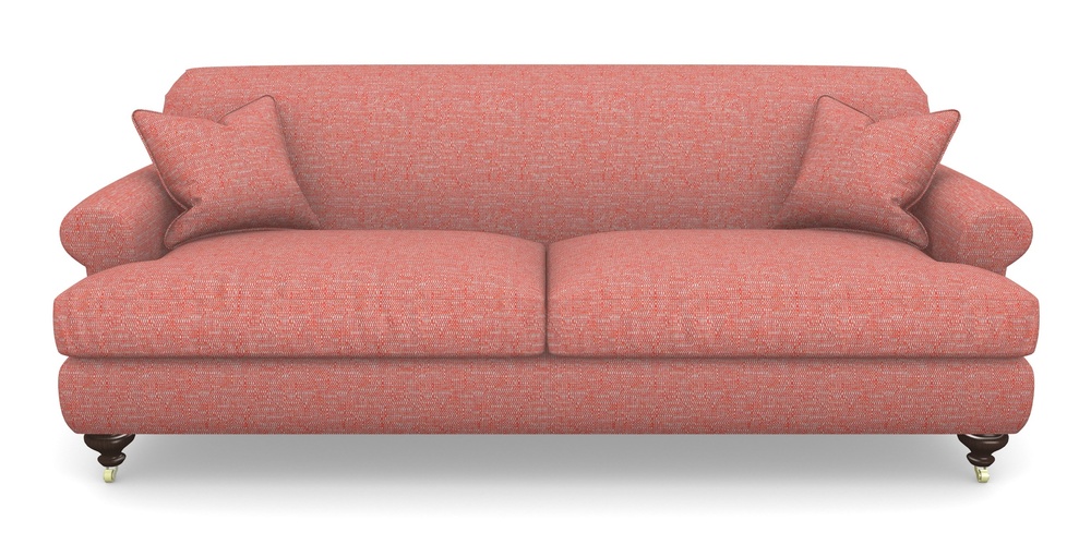 Product photograph of Hampton 4 Seater Sofa In Aqua Clean Hove - Chilli from Sofas and Stuff Limited