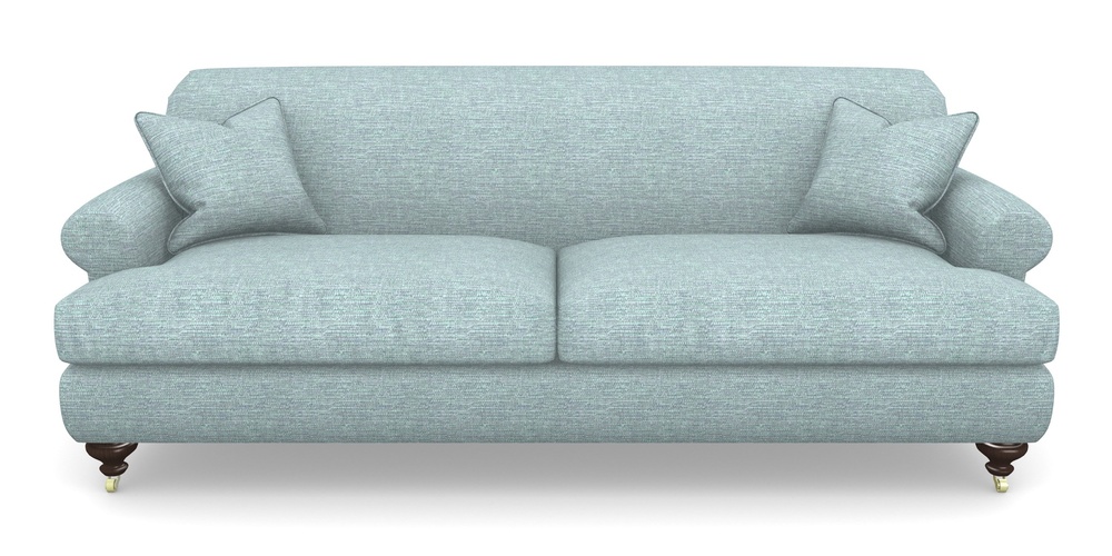 Product photograph of Hampton 4 Seater Sofa In Aqua Clean Hove - Duck Egg from Sofas and Stuff Limited