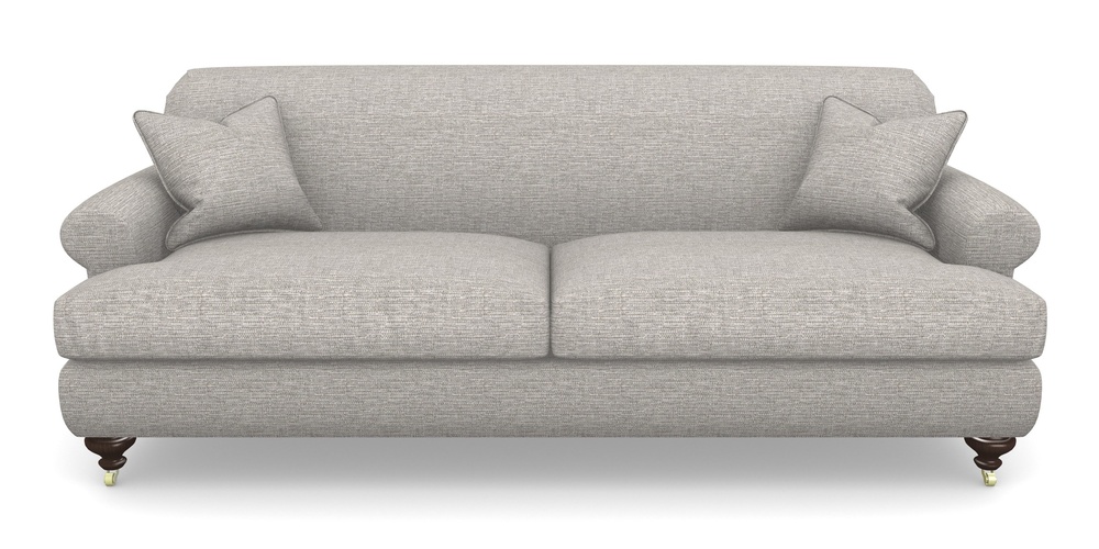 Product photograph of Hampton 4 Seater Sofa In Aqua Clean Hove - Grey from Sofas and Stuff Limited