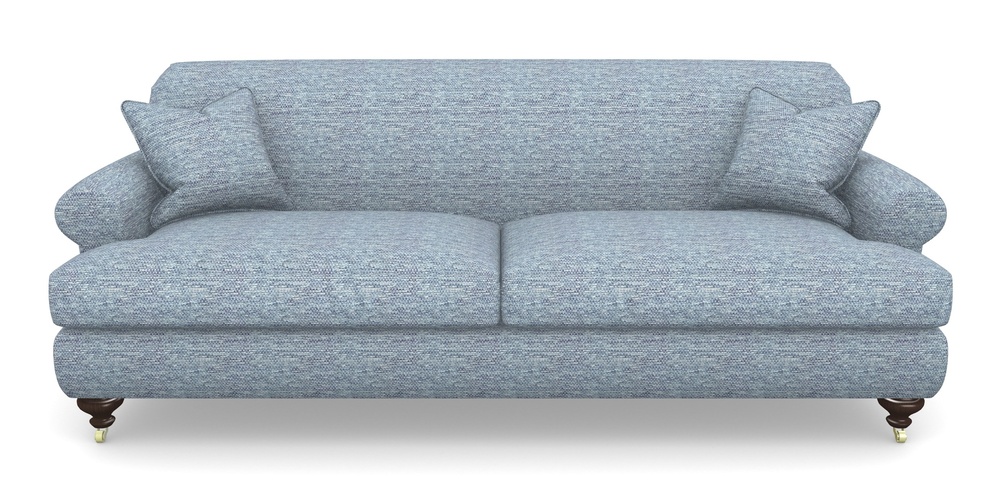 Product photograph of Hampton 4 Seater Sofa In Aqua Clean Oban - Denim from Sofas and Stuff Limited