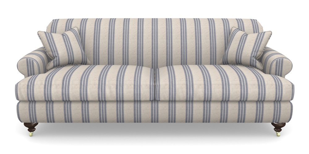 Product photograph of Hampton 4 Seater Sofa In Cloth 18 Stripes - Bengal - Indigo from Sofas and Stuff Limited