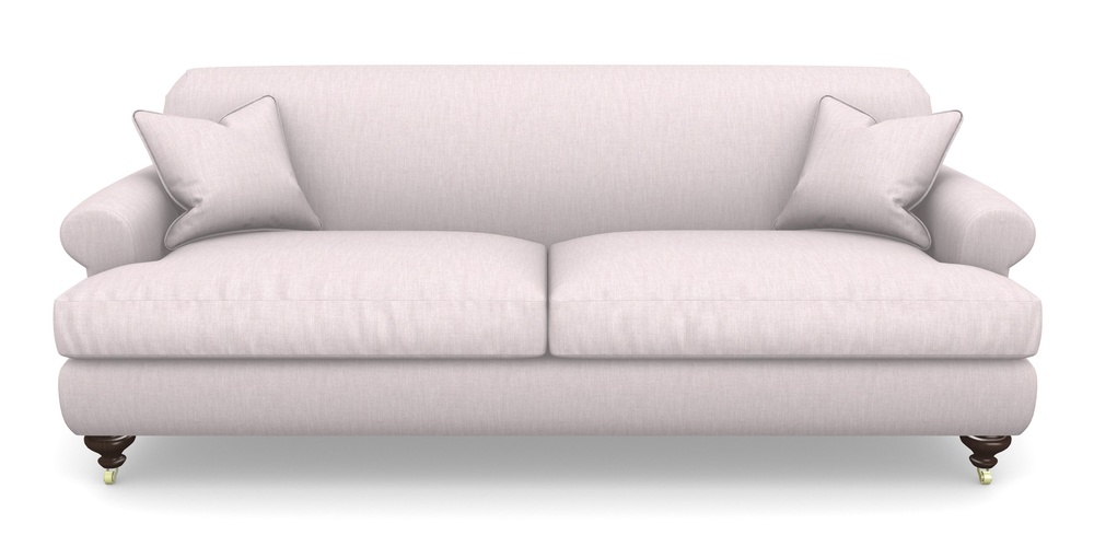 Product photograph of Hampton 4 Seater Sofa In Clever Cotton Mix - Blush from Sofas and Stuff Limited
