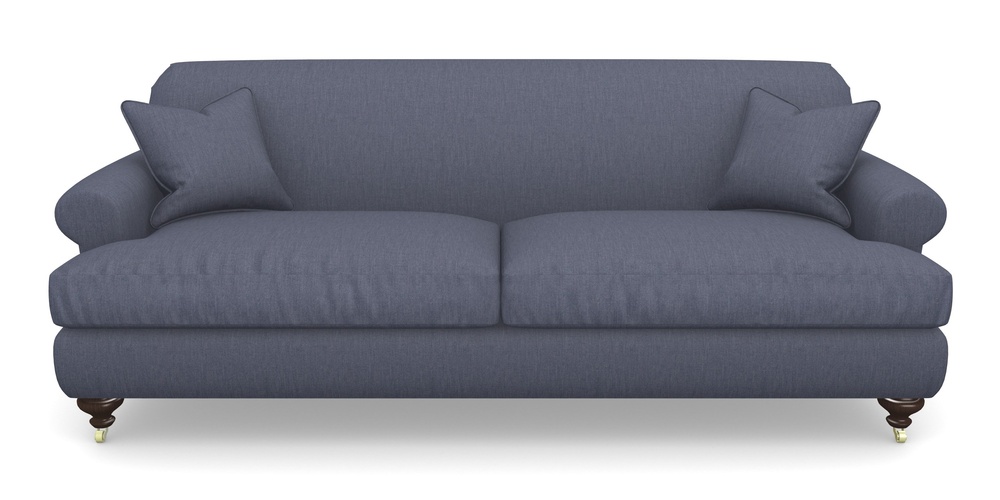 Product photograph of Hampton 4 Seater Sofa In Clever Cotton Mix - Oxford Blue from Sofas and Stuff Limited